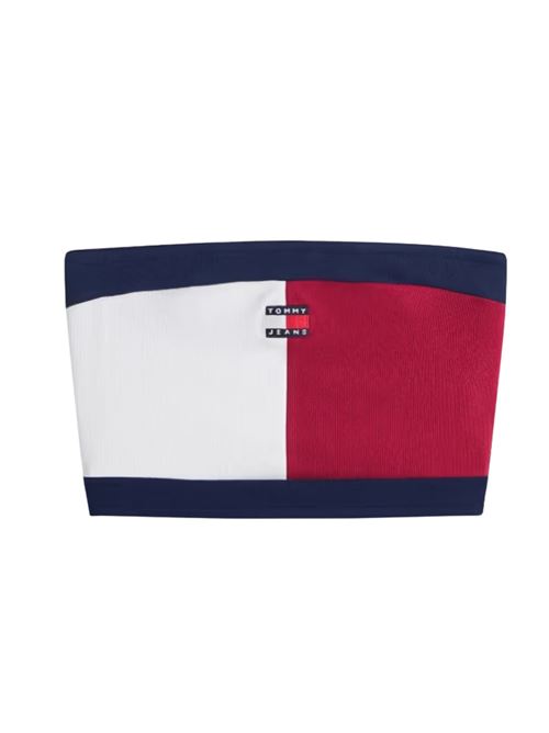 Top a fascia color block Tommy Jeans | DW0DW22637VLC